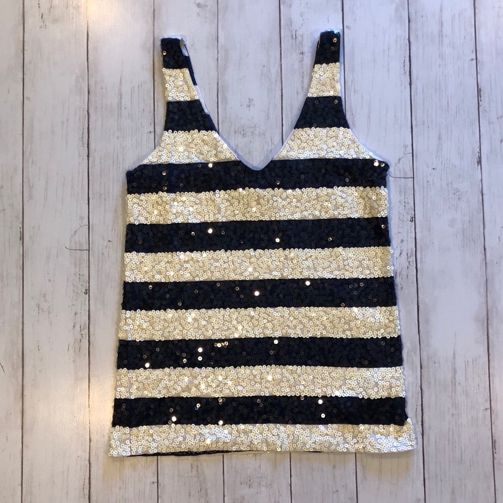 J.Crew Sparkly Sleeveless Top